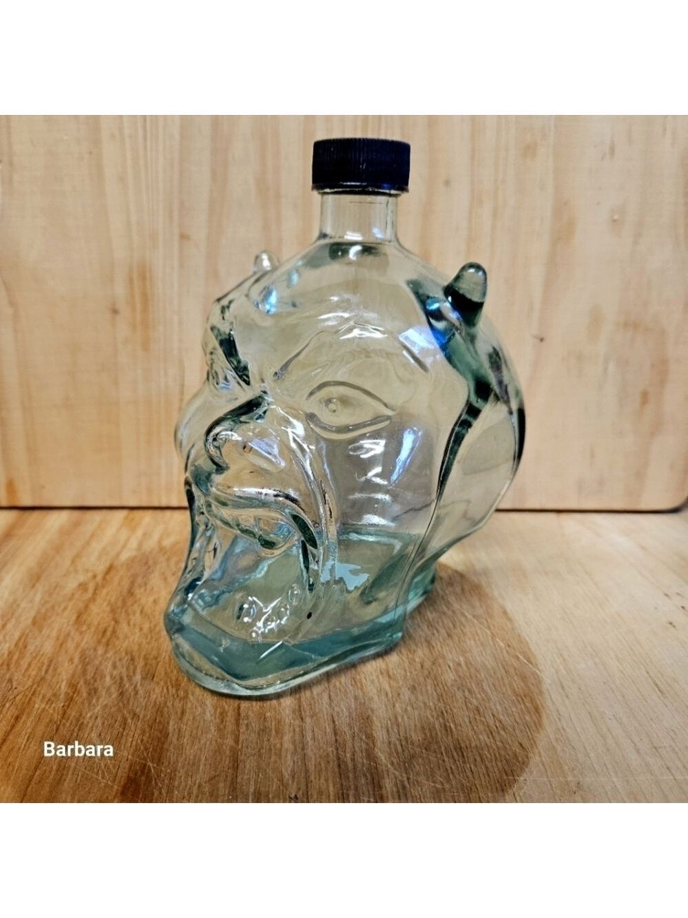 Devil's Head Glass Bottle